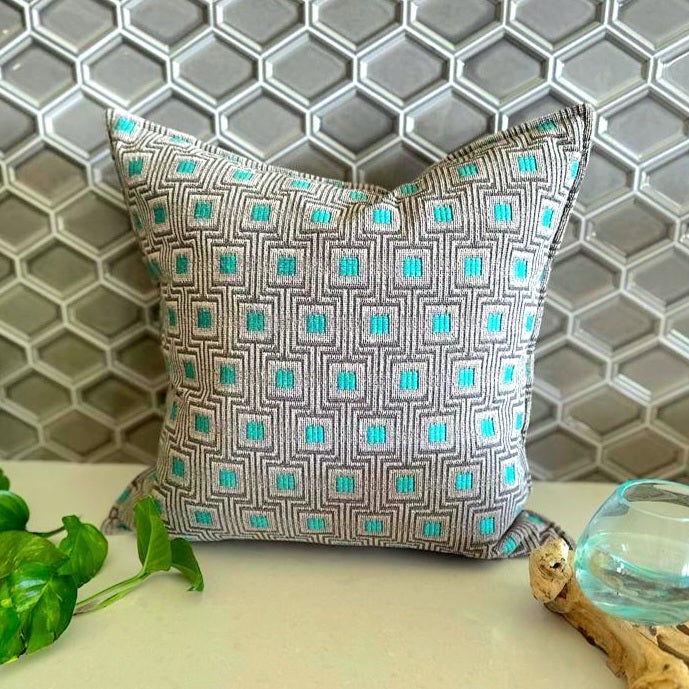 Turquoise Checks
