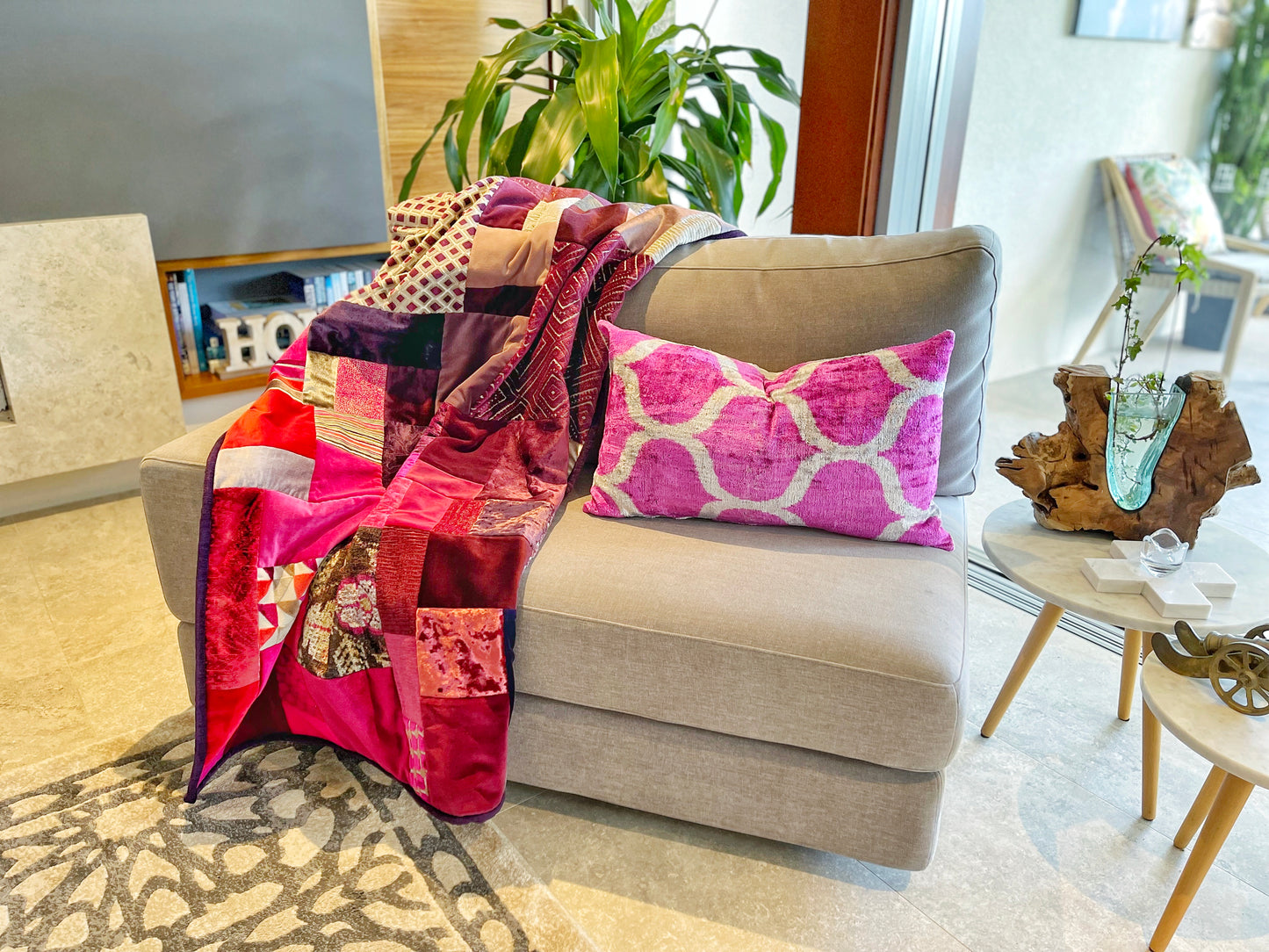 Very Berry Velvet Quilt