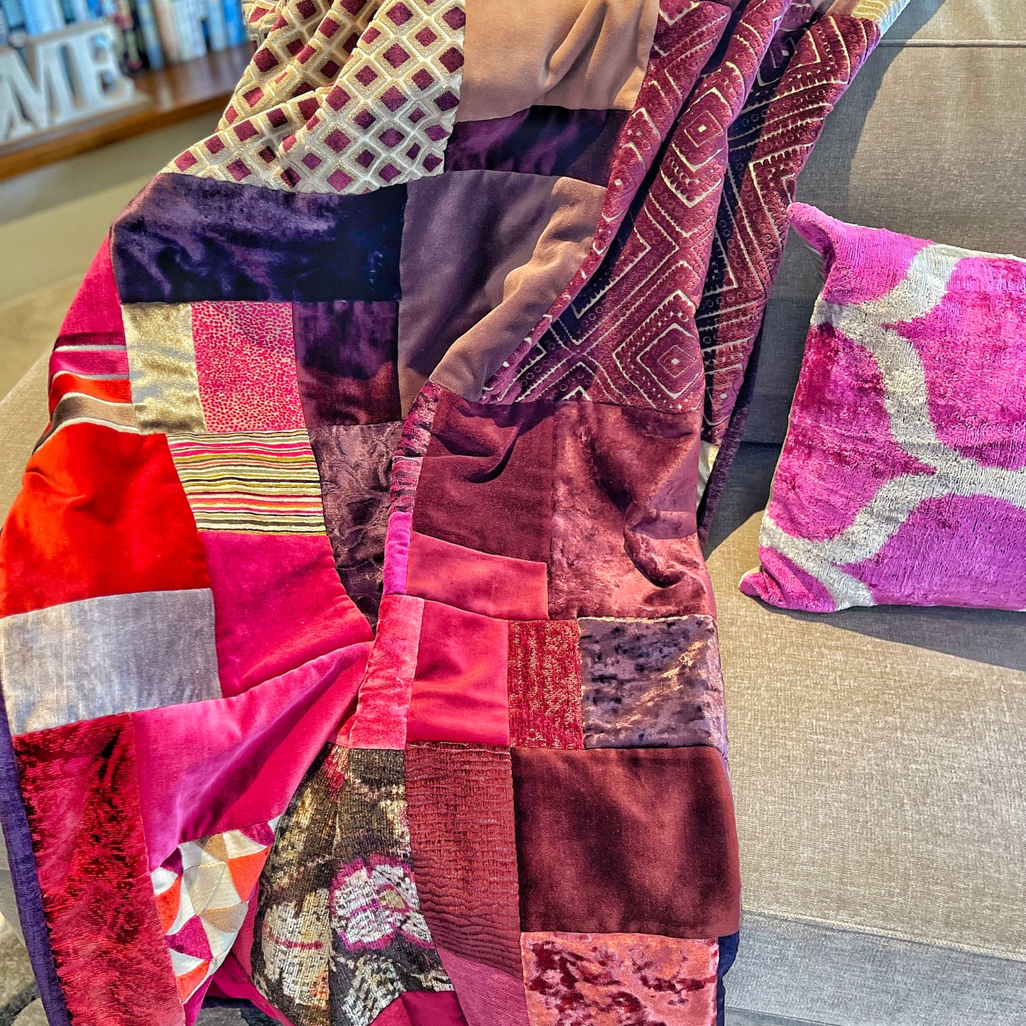 Very Berry Velvet Quilt