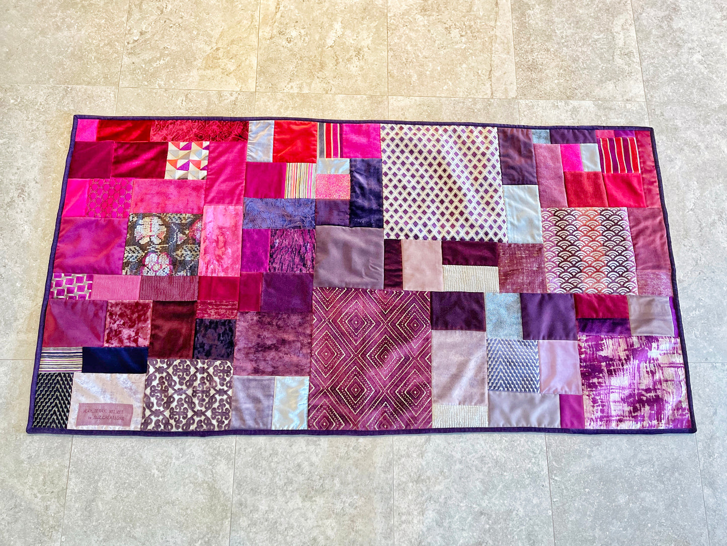 Very Berry Velvet Quilt